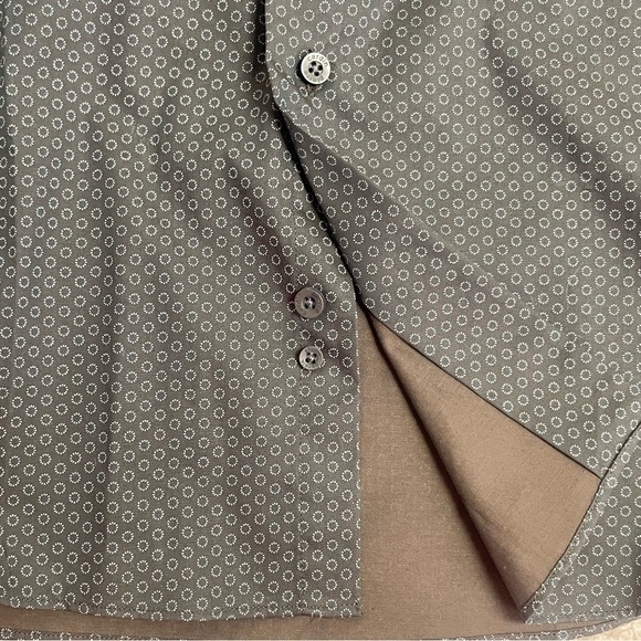 Pierre Cardin Men’s Large Brown  Casual Button Down Shirt - Picture 6 of 11